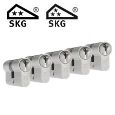Dom Plura SKG2 - 5 cilinders met 15 sleutels