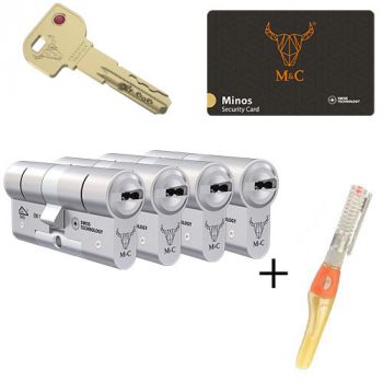 M&C Minos SKG3 - 4 cilinders met 7 sleutels