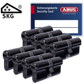 Abus Bravus 3000 SKG3 mat zwart - 8 cilinders met 24 sleutels