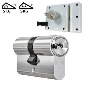 DOM oplegslot wit + 1x DOM IX Teco cilinder