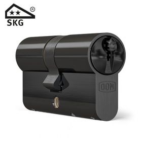 DOM Plura SKG2 zwart - 1 cilinder met 3 sleutels