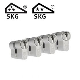 Dom Plura SKG3 - 4 cilinders met 12 sleutels