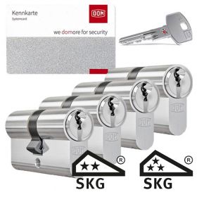 DOM rs Sirius SKG2 - 4 cilinders met 12 sleutels