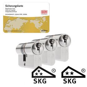 Dom Sigma Plus SKG3 - 3 cilinders met 9 sleutels