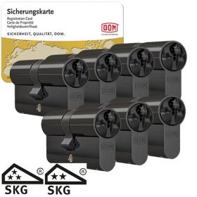 DOM Sigma Plus SKG3 zwart - 7 cilinders met 21 sleutels