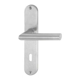 Hoppe Amsterdam Binnendeurbeslag met sleutelgat RVS