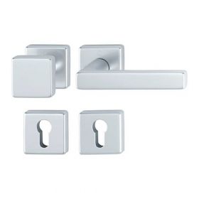 Hoppe Dallas knopgarnituur op rozet met cilindergat