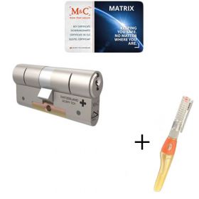 M&C Matrix SKG3 - 1 cilinder met 3 sleutels