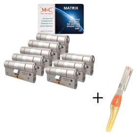 M&C Matrix SKG3 - 8 cilinders met 8 sleutels