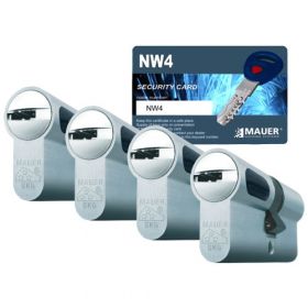 Mauer New Wave 4 SKG3 - 4 cilinders met 12 sleutels