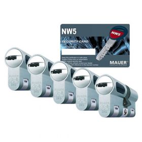 Mauer New Wave 5 SKG3 - 5 cilinders met 15 sleutels