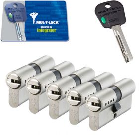 Mul-T-Lock Integrator SKG3 - 5 cilinders met 5 sleutels
