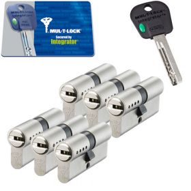 Mul-T-Lock Integrator SKG3 - 6 cilinders met 5 sleutels
