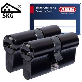 Abus Vela 1000 SKG3 zwart - 2 cilinders met 6 sleutels