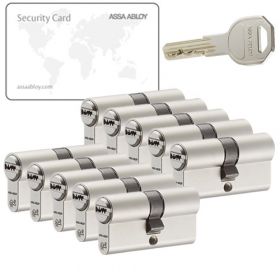 Assa Abloy K100 SKG2 - 10 cilinders met 30 sleutels