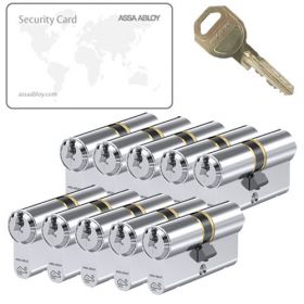 Assa Abloy C310 SKG3 - 10 cilinders met 30 sleutels