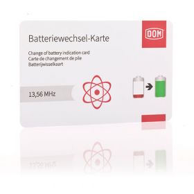 DOM ENIQ Pro Batterijvervangingskaart