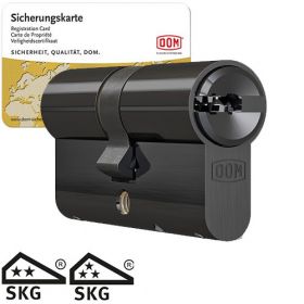 DOM IX Teco SKG2 zwart - 1 cilinder met 3 sleutels