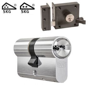 DOM oplegslot bruin + 1x DOM IX Teco cilinder