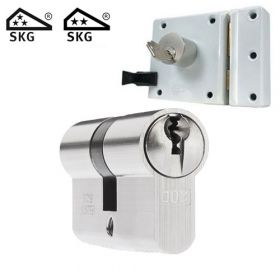 DOM oplegslot wit + 1x DOM Sigma Plus cilinder