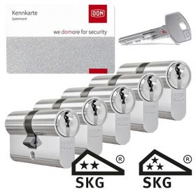 DOM rs Sirius SKG2 - 5 cilinders met 15 sleutels