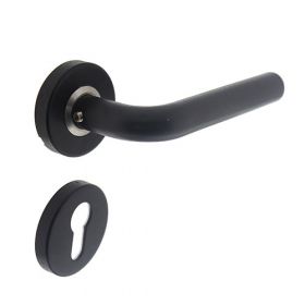 Intersteel Luzern 0023.341017 deurkruk op rozet met cilindergat