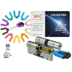 M&C Color Pro 32/32 set 2 cilindersloten met 5 sleutels SKG3