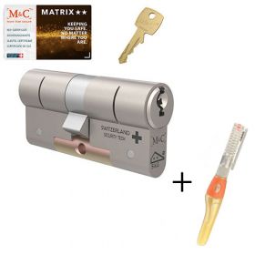 M&C Matrix M2 SKG2 - 1 cilinder met 3 sleutels