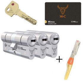 M&C Minos SKG3 - 3 cilinders met 5 sleutels