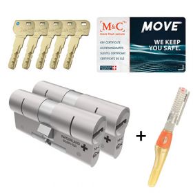 M&C Move SKG3 - 2 cilinders met 5 sleutels
