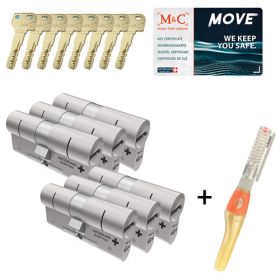 M&C Move SKG3 - 7 cilinders met 8 sleutels
