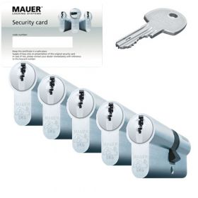 Mauer DT1 SKG3 - 5 cilinders met 15 sleutels