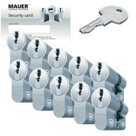 Mauer DT1+ SKG3 - 10 cilinders met 30 sleutels
