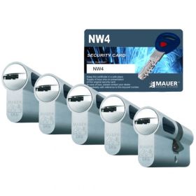 Mauer New Wave 4 SKG3 - 5 cilinders met 15 sleutels