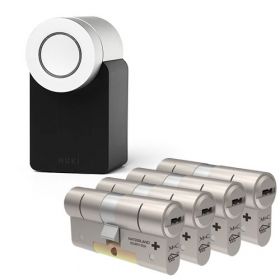 Nuki 2.0 Smart Lock + 4x M&C Color+ cilinder SKG3