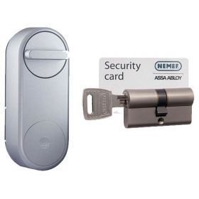 Yale Linus smart lock zilver + 1x Nemef NF3 cilinder SKG3