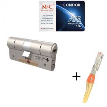 M&C Condor SKG3 - 1 cilinder met 3 sleutels