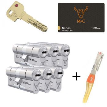 M&C Minos SKG3 - 6 cilinders met 8 sleutels