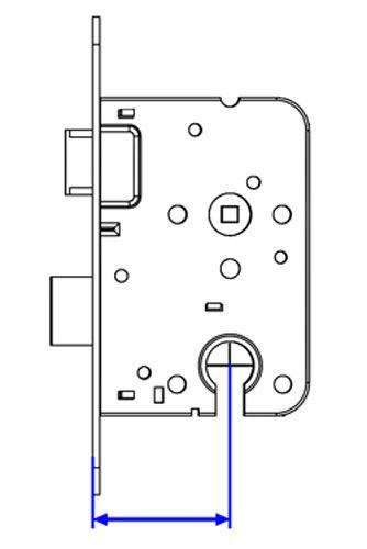 Doornmaat insteekslot